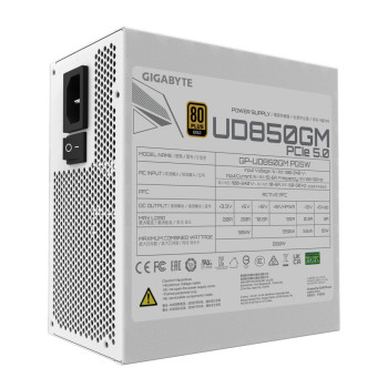 Gigabyte UD850GM PG5W moduł zasilaczy 750 W 20+4 pin ATX ATX Czarny