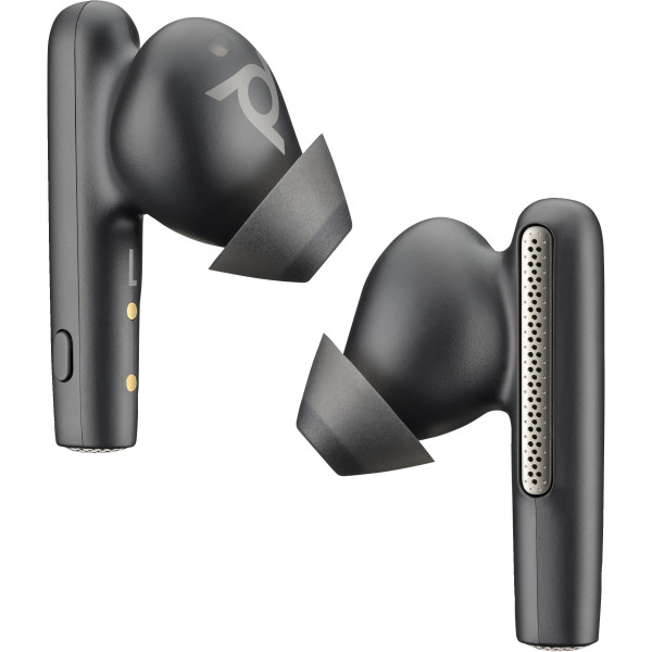 POLY Słuchawki douszne Voyager Free 60 UC M w kolorze głębokiej czerni + adapter USB-C BT700 + podstawowe etui z ładowarką POLY Słuchawki douszne Voyager Free 60 UC M w kolorze głębokiej czerni + adapter USB-C BT700 + podstawowe etui z ładowarką