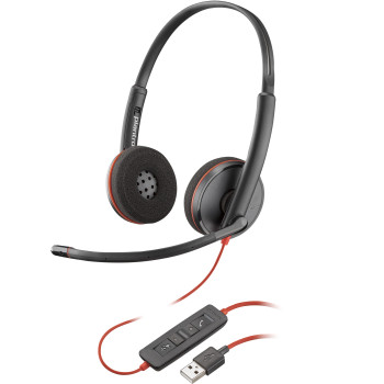 POLY Zestaw słuchawkowy Blackwire C3220 USB-A czarny (opakowanie zbiorcze)