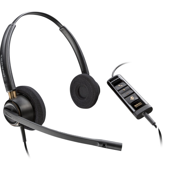POLY Zestaw słuchawkowy stereo EncorePro 525 z certyfikatem Microsoft Teams i portem USB-A POLY Zestaw słuchawkowy stereo EncorePro 525 z certyfikatem Microsoft Teams i portem USB-A