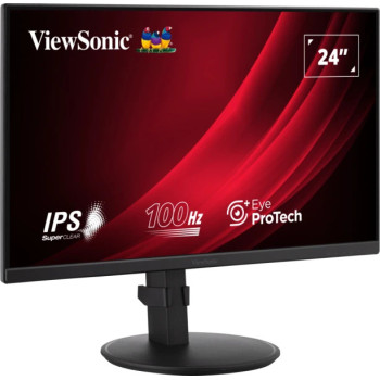 Viewsonic VA VA2408-HDJ monitor komputerowy 61 cm (24") 1920 x 1080 px Full HD LED Czarny