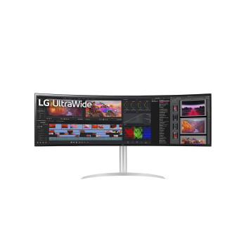 LG 49WQ95X-W monitor komputerowy 124,5 cm (49") 5120 x 1440 px UltraWide Dual Quad HD Biały
