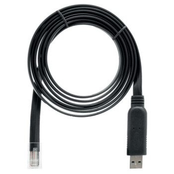 QNAP CAB-CONSOLE-URJ45-1M8 kabel USB 1,8 m RJ-45 USB A Czarny