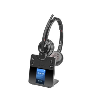 POLY Savi 8420 Zestaw słuchawkowy Bezprzewodowy Opaska na głowę Biuro centrum telefoniczne Bluetooth Czarny