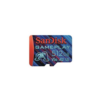 SanDisk MicroSDXC karta 512GB GamePlay (R:190/W:130 MB/s, UHS-I, V30, A2)
