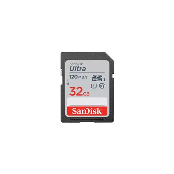 SanDisk MicroSDHC karta 32GB Ultra (R:120/W:120 MB/s, UHS-I, C10)