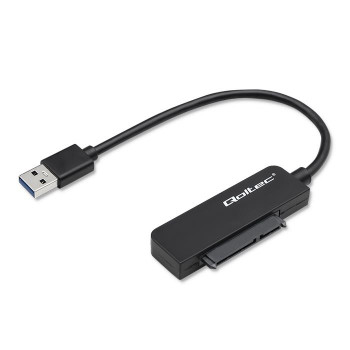 Kabel adapter Qoltec SATA Przejściówka na dysk SSD HDD 2.5" USB 3.0 Super speed 5Gb/s 2TB