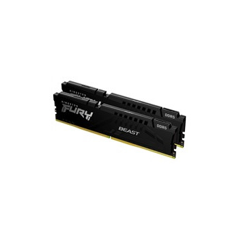 KINGSTON DIMM DDR5 32GB (Kit of 2) 6400MT/s CL32 ECC FURY Beast XMP Černá
