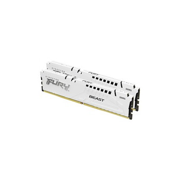 KINGSTON DIMM DDR5 32GB (Kit of 2) 6800MT/s CL34 ECC FURY Beast XMP Bílá