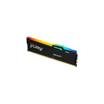 KINGSTON DIMM DDR5 16GB 6000MT/s CL30 Non-ECC FURY Beast RGB XMP, Černá