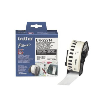 Brother DK22214 CONTINUOUS PAPER TAPE 12MM - MOQ 3