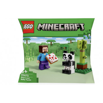 LEGO Minecraft - Steve with Baby Panda (30672)