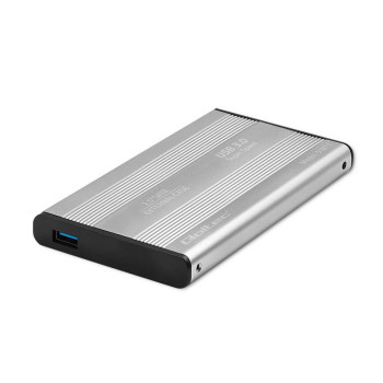Obudowa/kieszeń Qoltec do dysków HDD SSD 2.5" SATA3 USB 3.0 Srebrny