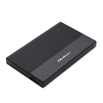Obudowa/kieszeń Qoltec na dysk SSD HDD 2.5" SATA USB 3.0 Super speed 5Gb/s 2TB Czarny