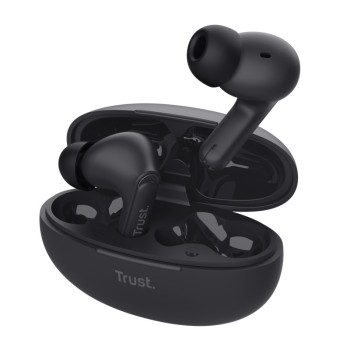 Trust Yavi Zestaw słuchawkowy True Wireless Stereo (TWS) Douszny Połączenia muzyka USB Type-C Bluetooth Czarny