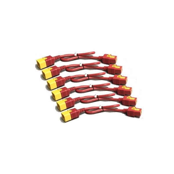 APC AP8712SX340 kabel zasilające Czerwony 0,6 m C19 panel C20 panel APC AP8712SX340 kabel zasilające Czerwony 0,6 m C19 panel C20 panel