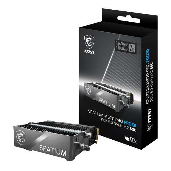 MSI SPATIUM M570 PRO PCIE 5.0 NVME M.2 2TB FROZR urządzenie SSD PCI Express 5.0 3D NAND MSI SPATIUM M570 PRO PCIE 5.0 NVME M.2 2TB FROZR urządzenie SSD PCI Express 5.0 3D NAND