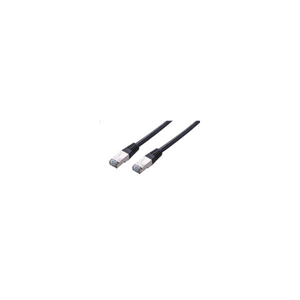 C-TECH kabel patchcord Cat5e, FTP, černý, 0,25m C-TECH kabel patchcord Cat5e, FTP, černý, 0,25m