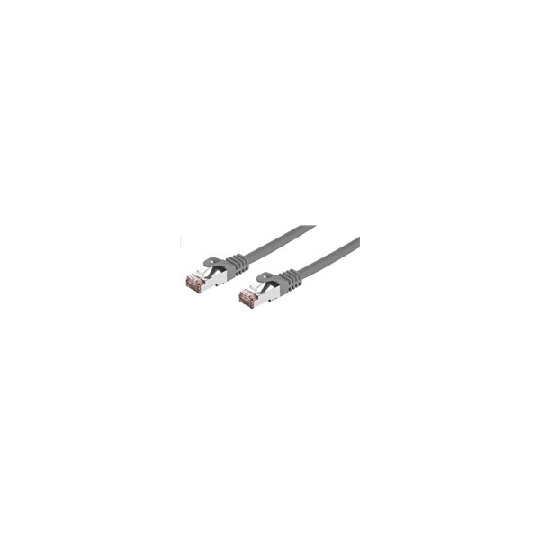 C-TECH kabel patchcord Cat6, FTP, šedý, 0,5m C-TECH kabel patchcord Cat6, FTP, šedý, 0,5m