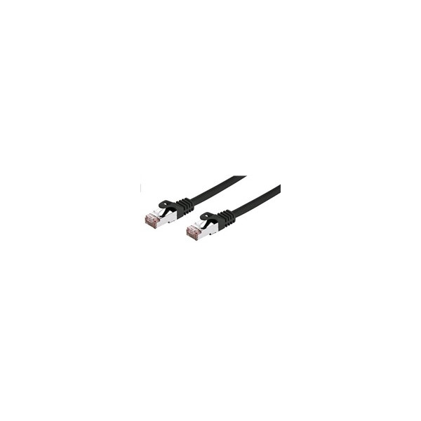 C-TECH kabel patchcord Cat6, FTP, černý, 0,5m C-TECH kabel patchcord Cat6, FTP, černý, 0,5m