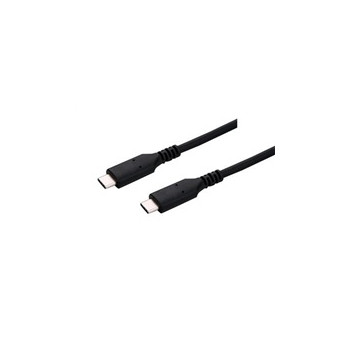 C-TECH kabel USB 4.0, Type-C (CM/CM), PD 100W, 40Gbps, 0,5m, černý