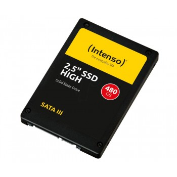 SSD INTENSO 480GB SATA 3.0 Write speed 480 MBytes/sec Read speed 520 MBytes/sec 2,5" 3813450