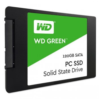 SSD WESTERN DIGITAL Green 120GB SATA 3.0 TLC Read speed 545 MBytes/sec 2,5" MTBF 1000000 hours WDS120G2G0A