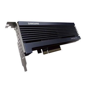 SSD SAMSUNG 6.4TB PCIE NVMe Write speed 3800 MBytes/sec Read speed 8000 MBytes/sec Form Factor Half-Height, Half-Length MTBF 200