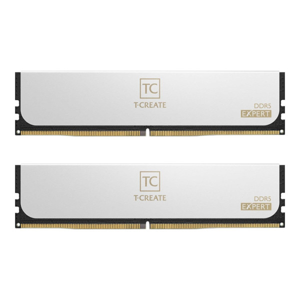 Pamięć DDR5 Team Group T-Create Expert 32GB (2x16GB) 7200MHz CL34 1,4V White Pamięć DDR5 Team Group T-Create Expert 32GB (2x16GB) 7200MHz CL34 1,4V White
