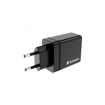 VERBATIM Univerzální adaptér CHR-30EU2, 30W, 1x USB-C, 3x USB černá