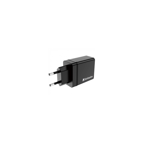 VERBATIM Univerzální adaptér CHR-30EU2, 30W, 1x USB-C, 3x USB černá VERBATIM Univerzální adaptér CHR-30EU2, 30W, 1x USB-C, 3x USB černá