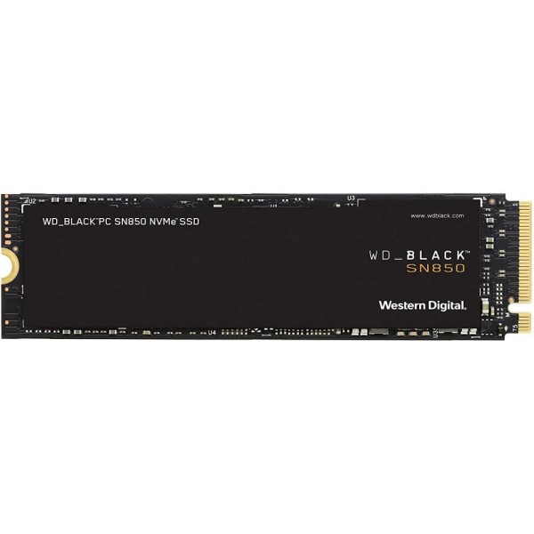 SSD WESTERN DIGITAL SN850 1TB M.2 PCIE NVMe Write speed 5300 MBytes/sec Read speed 7000 MBytes/sec 2.38mm TBW 600 TB WDS100T1X0E SSD WESTERN DIGITAL SN850 1TB M.2 PCIE NVMe Write speed 5300 MBytes/sec Read speed 7000 MBytes/sec 2.38mm TBW 600 TB WDS100T1X0E