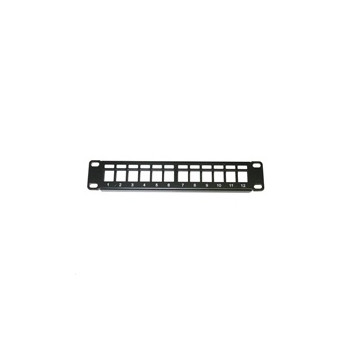 10" modulární patch panel XtendLan 12port, černý