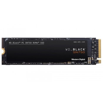 SSD WESTERN DIGITAL Black SN750 500GB M.2 PCIE NVMe Write speed 2600 MBytes/sec Read speed 3470 MBytes/sec 2.38mm TBW 300 TB MTB