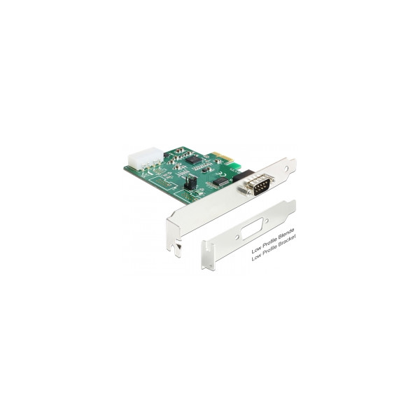 PCI Expr Card Delock 1x D-Sub9 ext LowProfile PCI Expr Card Delock 1x D-Sub9 ext LowProfile