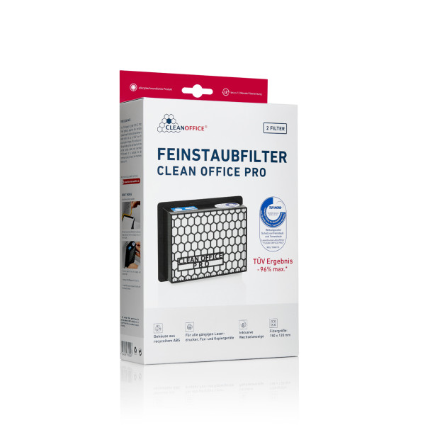 Clean Office PRO Drucker Feinstaubfilter 150x120x50mm 2er Clean Office PRO Drucker Feinstaubfilter 150x120x50mm 2er