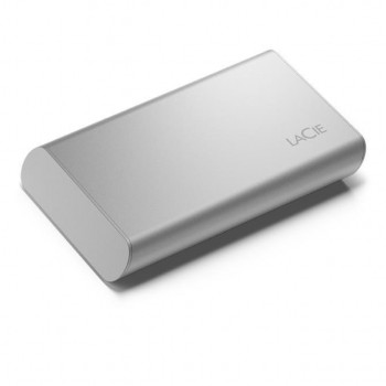 External SSD LACIE 500GB USB-C Write speed 1000 MBytes/sec Read speed 1050 MBytes/sec STKS500400