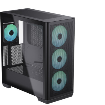 AeroCool Geh Midi APNX C1 MicroATXATXMiniITX o.N. black