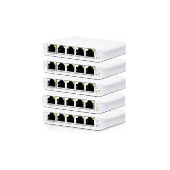 Switch UBIQUITI USW-Flex-Mini 5x10Base-T / 100Base-TX / 1000Base-T 1xRJ45 1 PoE ports 1 USW-FLEX-MINI-5