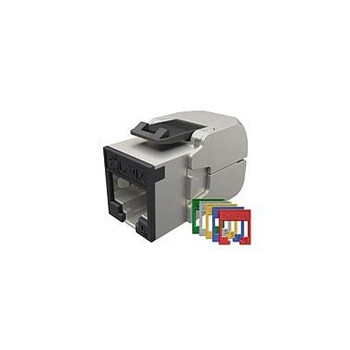 Solarix Samořezný keystone CAT6A STP SXKJ-10G-STP-RAL-SA, RAL FIT moduly, GROUND LOCK, Component Level a 4PPoE