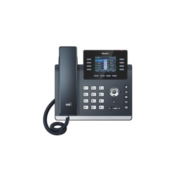 Yealink SIP-T44U SIP telefon, 320x240, grafický 2,8" displej, 2x RJ45 10/100/1000 Mbps, 2xUSB, bez adaptéru