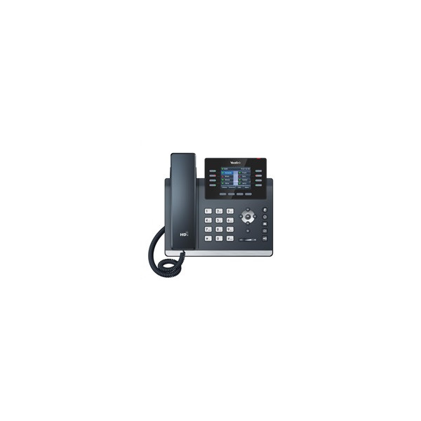 Yealink SIP-T44U SIP telefon, 320x240, grafický 2,8" displej, 2x RJ45 10/100/1000 Mbps, 2xUSB, bez adaptéru Yealink SIP-T44U SIP telefon, 320x240, grafický 2,8" displej, 2x RJ45 10/100/1000 Mbps, 2xUSB, bez adaptéru