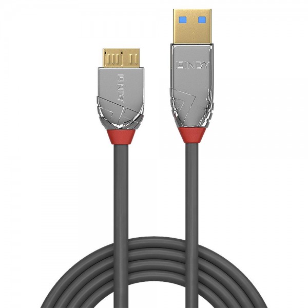 CABLE USB3.2 A TO MICRO-B 0.5M/CROMO 36656 LINDY