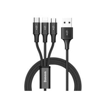 CABLE MICROUSB TO 3IN1 1.2M/BLACK CAJS000001 BASEUS