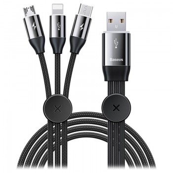 CABLE USB-C TO 3IN1 1M/BLACK CAMLT-FX01 BASEUS