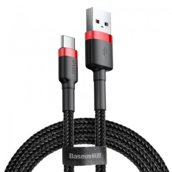 CABLE USB TO USB-C 0.5M/RED/BLACK CATKLF-A91 BASEUS