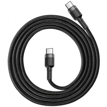 CABLE USB-C TO USB-C 1M/GRAY/BLACK CATKLF-GG1 BASEUS