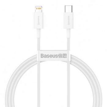CABLE LIGHTNING TO USB-C 1M/WHITE CATLYS-A02 BASEUS