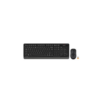 A4tech Set klávesnice+myš FG1012, Bezdrátový, US, černá
