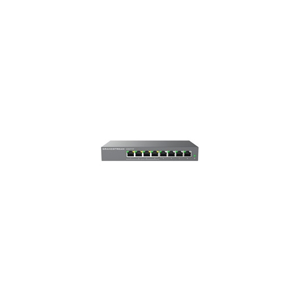 Grandstream GWN7711P Layer 2 Lite managed switch, 8 portů, 4x PoE/PoE+ Grandstream GWN7711P Layer 2 Lite managed switch, 8 portů, 4x PoE/PoE+